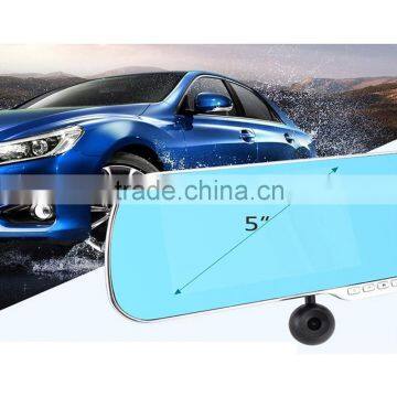 5 Inch Blue Touch Screen Parking Display Car Full Hd Dash Cam Car Camera DVR Car Video Recorder With Gps + Wifi + Speaker photo-4