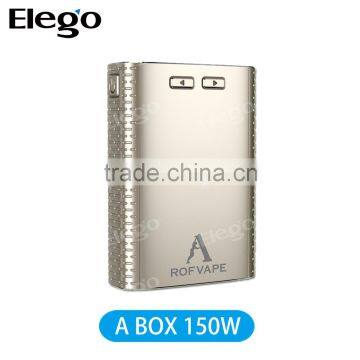 Rofvape Abox Mod 150W Mod Black/Silver/Gold VV/VW A BOX MOD In Stock