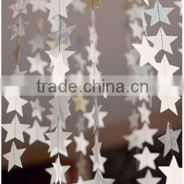 New arrival!!! Star decorative paper garland