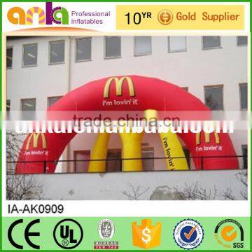 Customized inflatable round entrance arch for opening