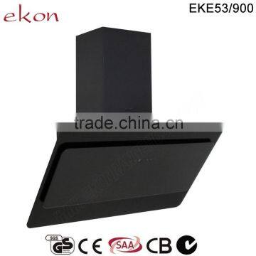 Hot Selling 90cm Black Glass Wall Mounted Kitchen Range Hood CE Rohs