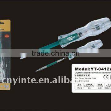 Two Ways Using Insulation Covering Screwdriver Detector YT-0412A