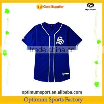 New 2016 Custom Navy Print Fashion Professional Baseball Jersey