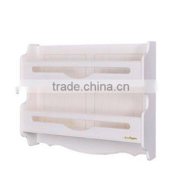 Rural Style Colorful Wall Mounted Wooden Storage Clothes Hanger Rack for Kids Bedroom#SP-BP005 photo-2