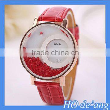 Hogift China colorful women leather watch