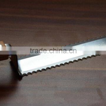 Zigzag stainless steel uncapping knife beekeeping tools