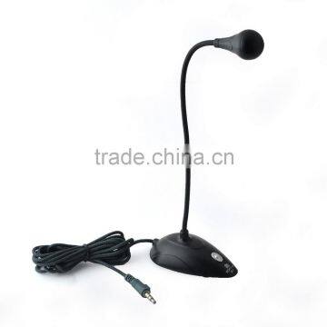 Superior highQuality wired gooseneck pc mini microphone professional