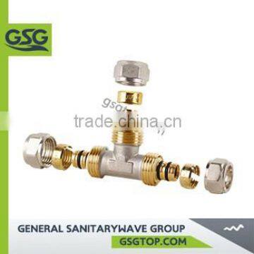 GSG MF207 BRASS FITTING Gas Compression Brass Ferrule Pipe Fitting