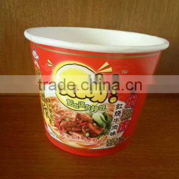 FDA Certification Customized Logo Food Grade Biogradable Hot Noodle Paper Bowl