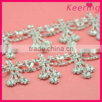 fashion decorative crystal trim bridal accessory rhinestone chain head jewelry WRC-230