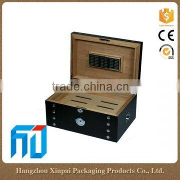 Wholesale Unique Design With Lock Wooden Cigar Humidor Cigar Boxes