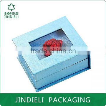 custom logo window jewelry boxes packaging