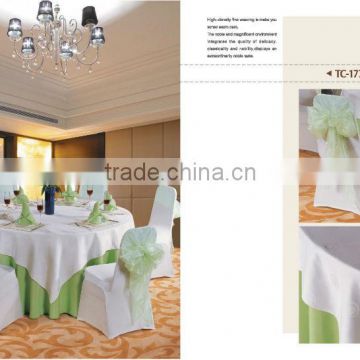 outdoor wedding decoration chair covers and table covers