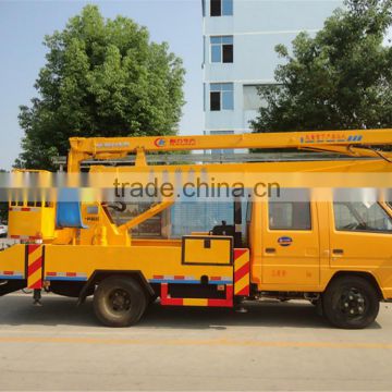 Costomized design JMC double cab 12m aerial truck insulate