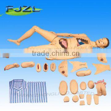 Advanced female full funcation nursing manikin model for teaching