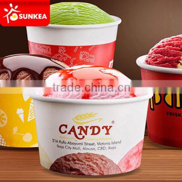 12 oz 16 oz 20 oz design paper ice cream cups