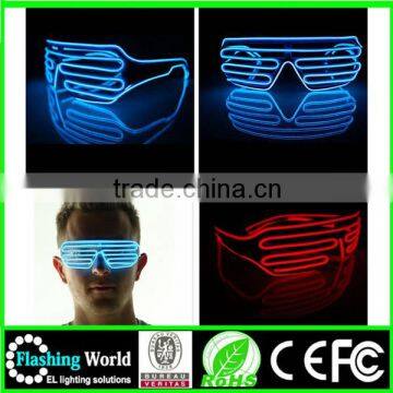 neon crazy funny el sun glasses