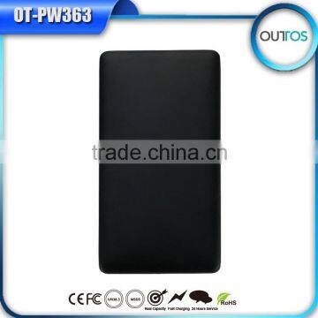 Super fast charging built-in cable lithium polymer power bank charger battery
