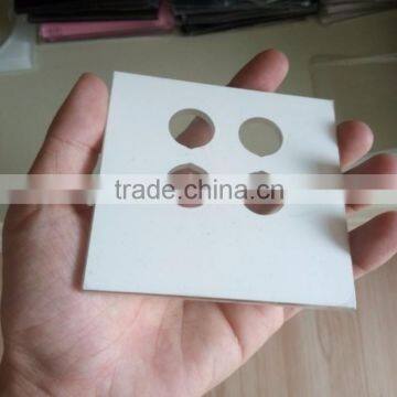 glass panel for light control switch