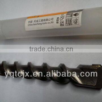 32*350mm Flat Tip Single Flute SDS Plus Hammer Drill Bits