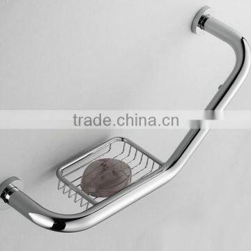 Bathroom Grab Bar with Soap shelves Bathroom Grab Bar Support, Shower Grab Bar Handle, chrome