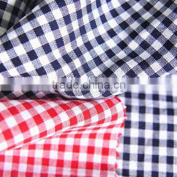 Polyester cotton Vigo Check Yarn Dyed shirt Fabric