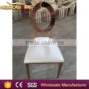 Metal Frame Circle Back Banquet Chairs for Hotel Dining Room photo-3