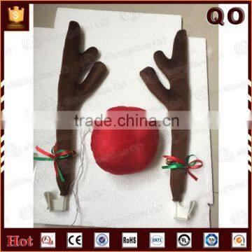 Christmas Ornament Red Nose and Deer Antlers for Sale
