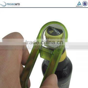 Green Transparent Plastic Bottle Opener For Promotional Gift photo-3
