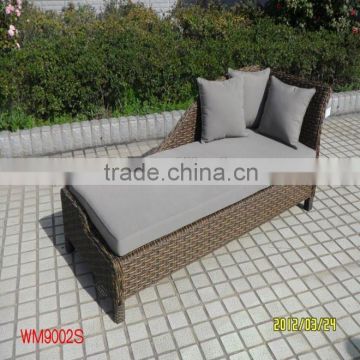 rattan chaise lounge