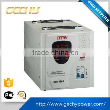 SDR-8000VA LED Digital Display Relay Control Type Single Phase Full AC Automatic Voltage Regulator/stabilizer