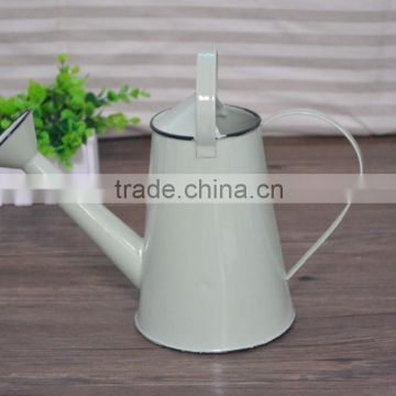 Enamel metal watering can