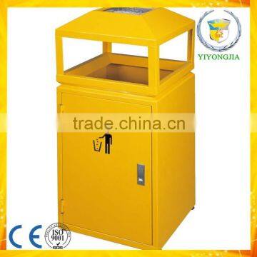 garden park waste management outdoor iron rubbish trash bin