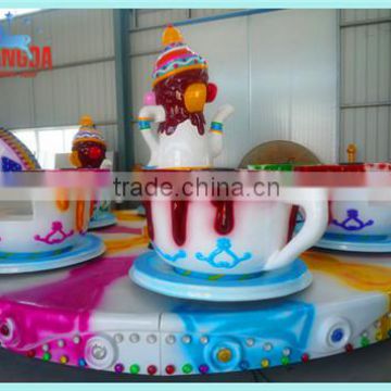 Popular attractive Kids amusement park games children rotating coffee cup ride