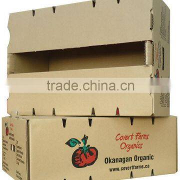 Recyclable feature, fruit and vegetable corrugated carton box on sale