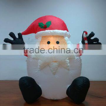 DJ-XT-66 Inflatable Best Made Toys Christmas Santa Claus Fat Chubby Hug Doll photo-2