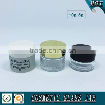 10ml frosted glass cosmetics jar for face cream                        
                                                Quality Choice