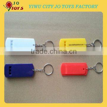 Promotional cheap keychain whistle