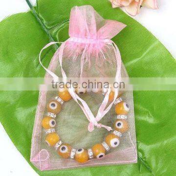 Organza Favor Bags in Purple