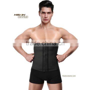 Big Stock Wholesale Man Black 4 Steel Boned Corset Waist Trainers