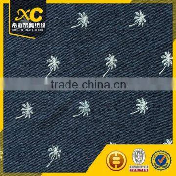 wholesale lot of high quality knit print denim fabric