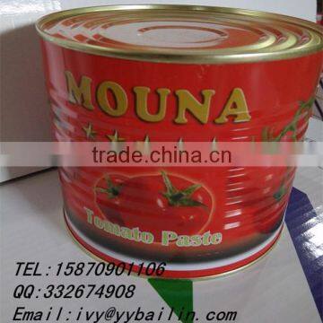 Hot Sell New Season Good Quality Canned Tomato Paste