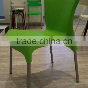 wholesale STACKABLE outdoor armless plastic garden party chair 1314c