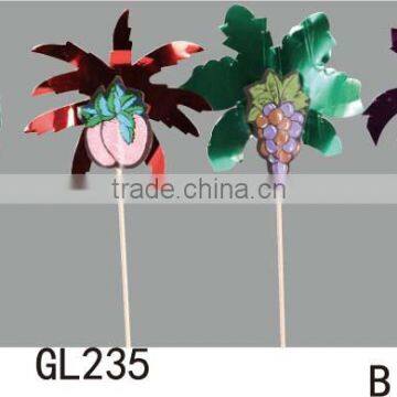 Modern best sell decorative money palm tree picks /sticks