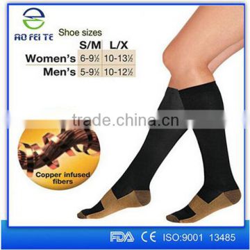 new products 2016 shijiazhuang aofeite medical sports woman compression sock manufacturer as seen on tv