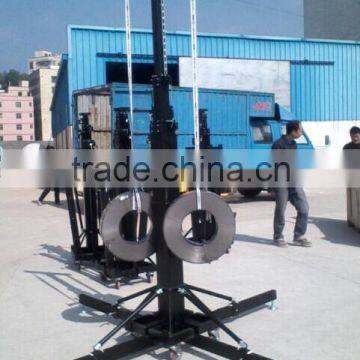 Metal Heavy Duty Truss Lift Tower 250kg Load Line Array Portable Speaker Tower photo-2