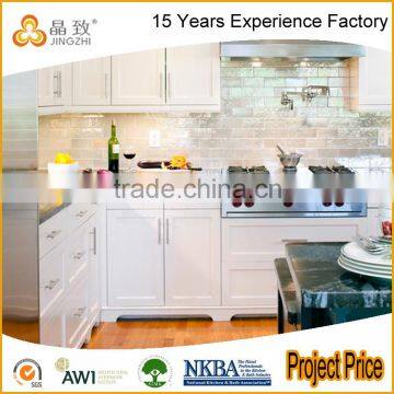 High End Solid Wood Shaker White Kitchen Cabinet