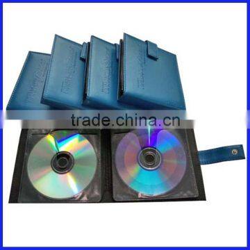 new design hot selling wedding leather cd/dvd cases