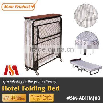 Hotel Resorts Metal Foldable Guest Room Extra Bed