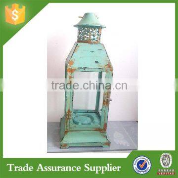 OEM Acceptable Wrought Iron Candle Holder Lantern Candle Holder Glass Candle Holder
